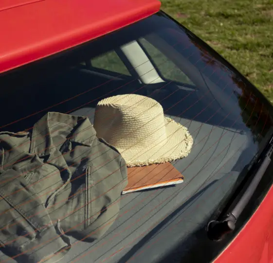 immagine del lunotto di un automobile